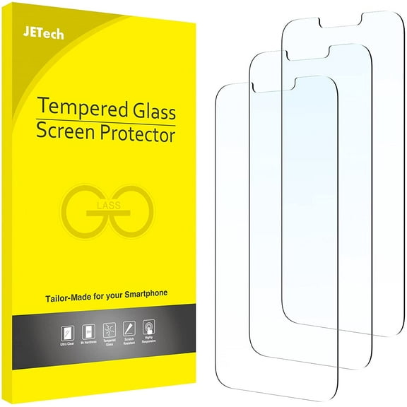 Screen Protector for iPhone 13 Pro Max 6.7-Inch, Tempered Glass Film, 3-Pack