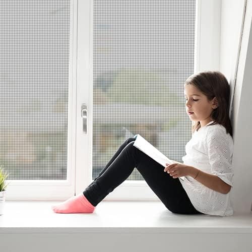 Screen Repair Kit Easy DIY Project 36" x 90" Fiberglass Screen Mesh with Rolling Tool and Screen Retainer Spline Screen Replacement kit for Windows Sliding Doors and Patio Screens (36" x 90", Black)