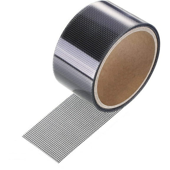 Screen Repair Tape Fiber Mesh Adhesive Patch for Windows Doors Screens Tear Hole Repair for Home Tent Pool Screens Heavy-Duty Glass Fiber Weave 2 Rolls Included