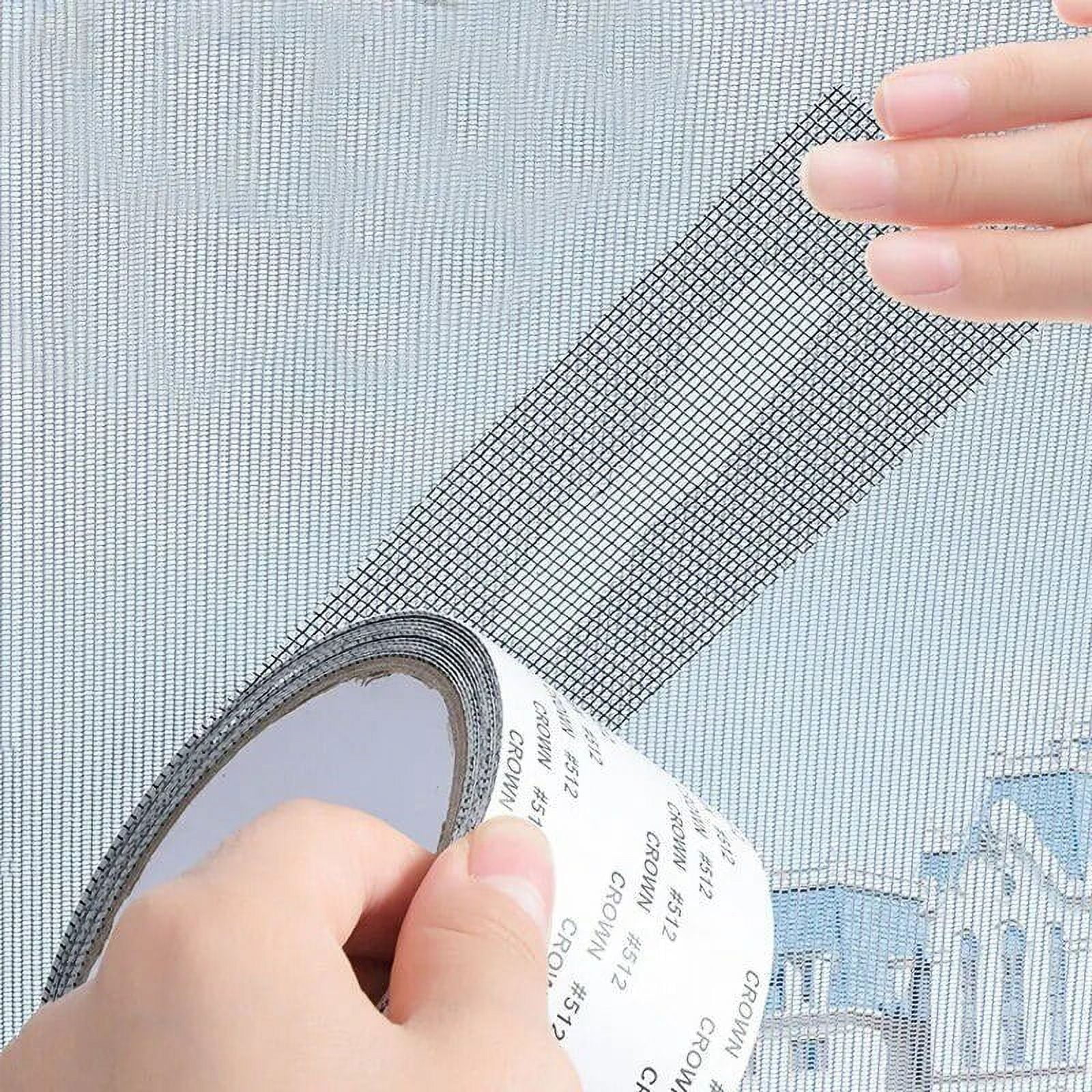 Screen Repair Tape Mesh Fiberglass Aluminum Roll Net Window Door Hole Patch Tear