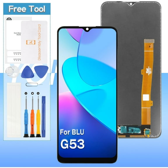 Screen Replacement BLU G53 6.5" New for 2023 LCD Display Touch Digitizer Assembly with Tools