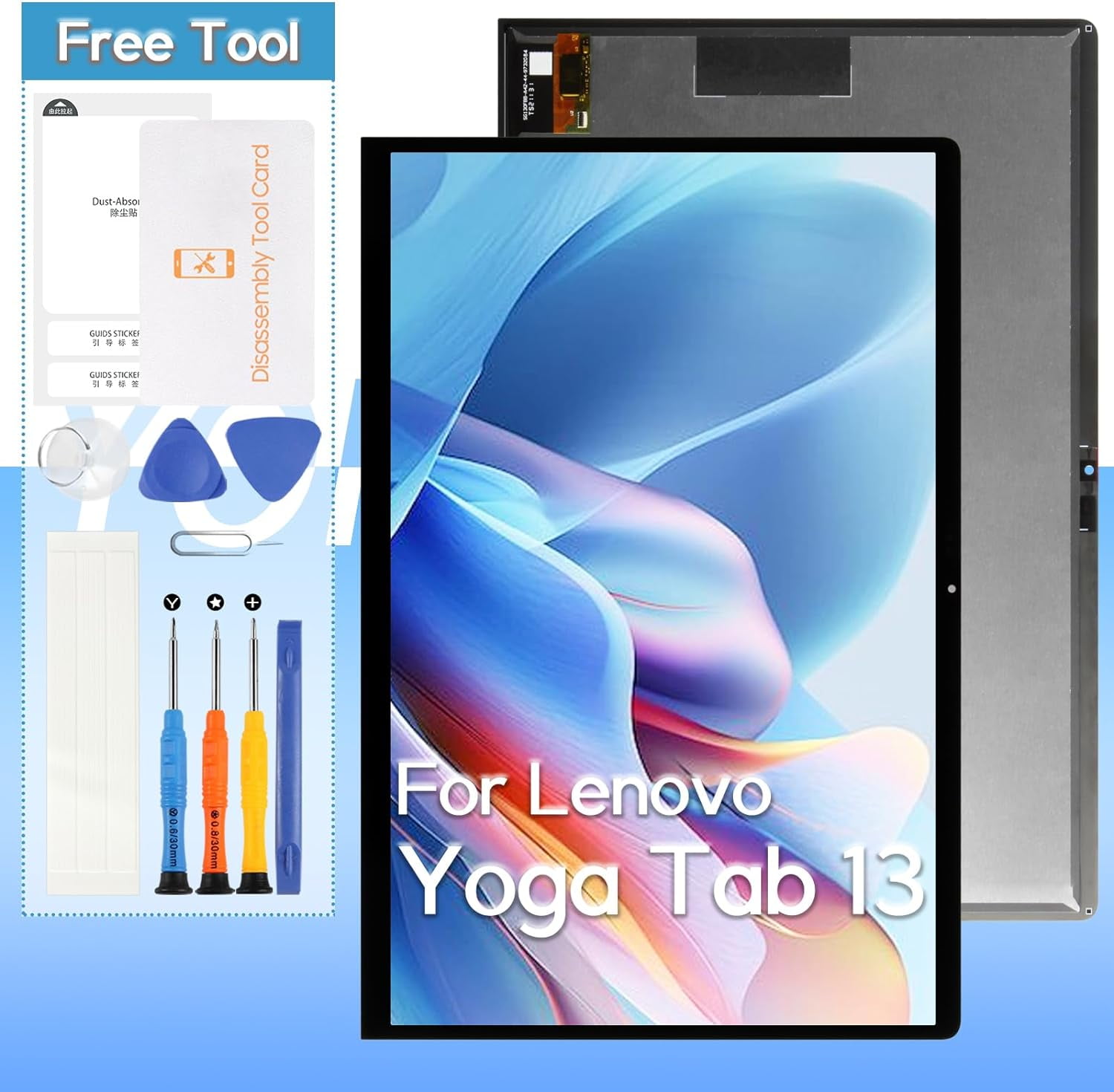 LENOVO YOGA PAD PRO 13インチ YT-K606F Lenovo Yoga Tab 13 YT-K606F Tablet, 13 Inch, 128GB, 8GB RAM, Wi-Fi