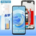 Screen Replacement for Motorola Moto G 5G 2024 XT2417 XT24171 XT2417D