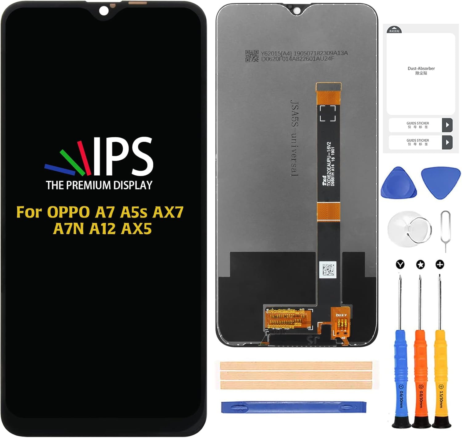 OPPO - tkshiba Screen Replacement for Oppo A5s /A7 /AX7 /A7N /A12 /AX5