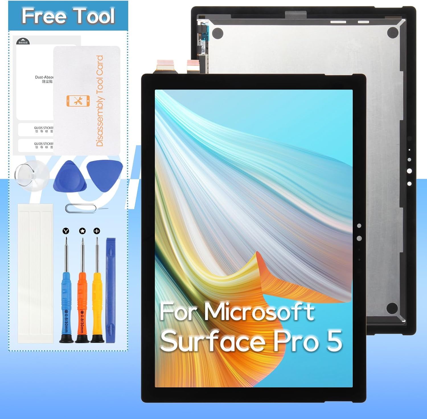 Surface Pro5 液晶パネル　1796/1807 Screen Replacement for Microsoft Surface Pro 5 / Pro 6 1796
