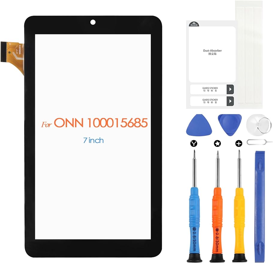 Screen Replacement for ONN 100015685 7 inch Touch Digitizer for ONN Tablet 100015685 7 inch
