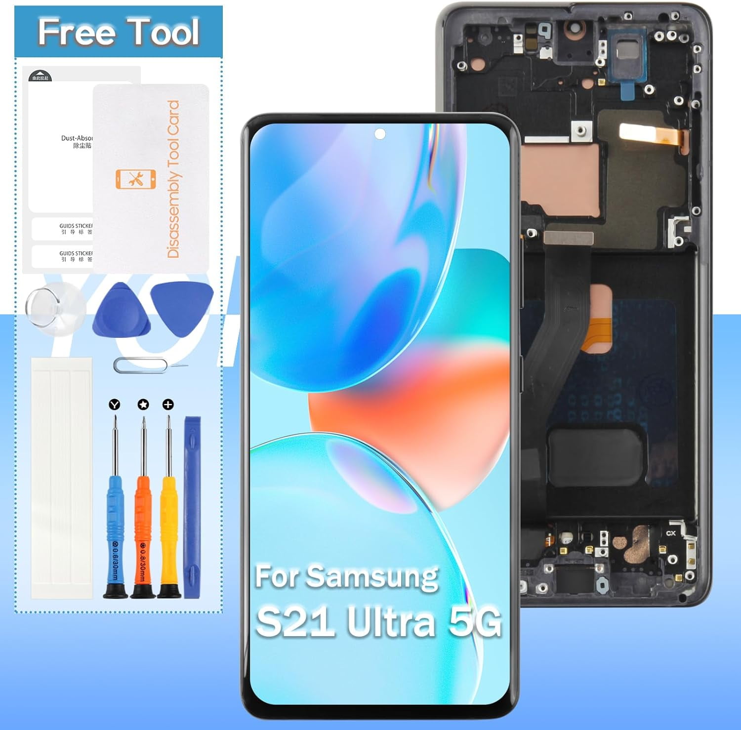 Screen Replacement for Samsung Galaxy S21 Ultra 5G (OLED) LCD