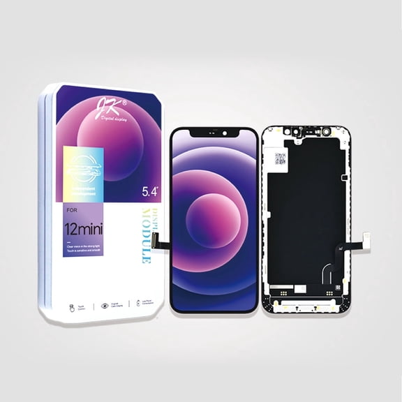 Screen Replacement for iPhone 12 mini: 5.4-inch FHD LCD Display and 3D Touch Digitizer Assembly Compatible Models: A2399/A2176/A2398/A2400