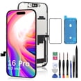 thumbnail image 1 of Screen Replacement for iPhone 16 Pro - LCD Replacement Kit & 3D Touch Digitizer Display Full Aassembly for iPhone 16 Pro 6.3 Inch Model A3293 A3083 A3292 A3294 with Repair Tools, 1 of 1