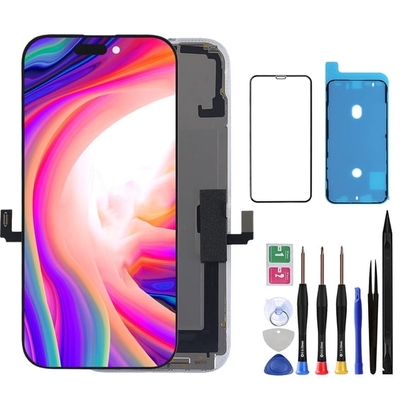 Screen Replacement for iPhone 17 - Lcd Replacement Kit & Digitizer Display Full Aassembly for Apple iPhone 17 6.3 Inch Models A3287, A3081, A3286, A3288 with Repair Tools