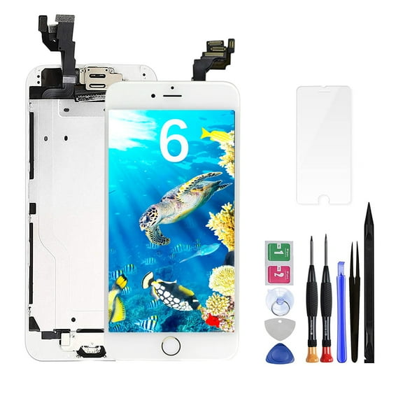 Screen Replacement for iPhone 6-LCD replacement kit & digitizer display full Aassembly for iPhone 6 4.7 inch Model A1549 A1586 A1589 with repair tools