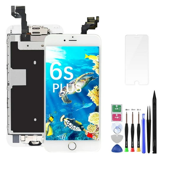 Screen Replacement for iPhone 6s Plus-LCD replacement kit & digitizer display full Aassembly for iPhone 6s plus 5.5 inch Model A1634 A1687 A1699 with repair tools