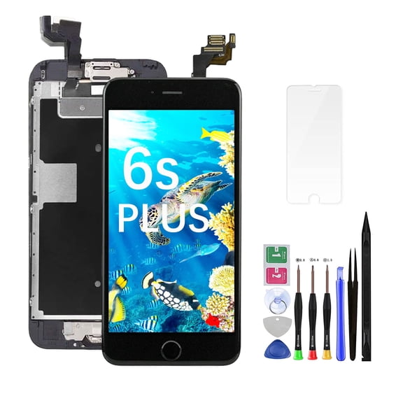 Screen Replacement for iPhone 6s Plus-LCD replacement kit & digitizer display full Aassembly for iPhone 6s plus 5.5 inch Model A1634 A1687 A1699 with repair tools