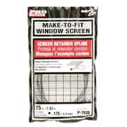 Screen Retainer Spline, 0.175 in., 25 ft., Gray