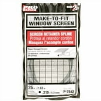 Screen Retainer Spline, 0.210 in., 25 ft., Gray