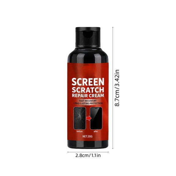 Screen Scratch Repair Paste Kit 30g - Phone Tablet Laptop Glass Screen Polish with Sponge Applicator 1 Pack