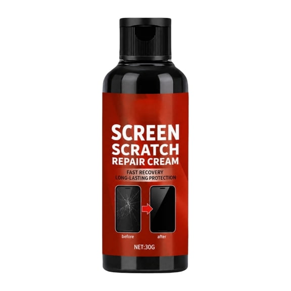 Screen Scratch Repair Paste Kit, Electronic Screen Polish With Fine Scratch Removal Gloss Restoration And Sponge Applicator, Display Repair Cleaner for Phone Tablet Laptop Watch