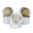 thumbnail image 1 of Screen Sieves, Set Of 4 Stacking Plastic Sieves, Lids, And Storage Compartment, 1 of 1