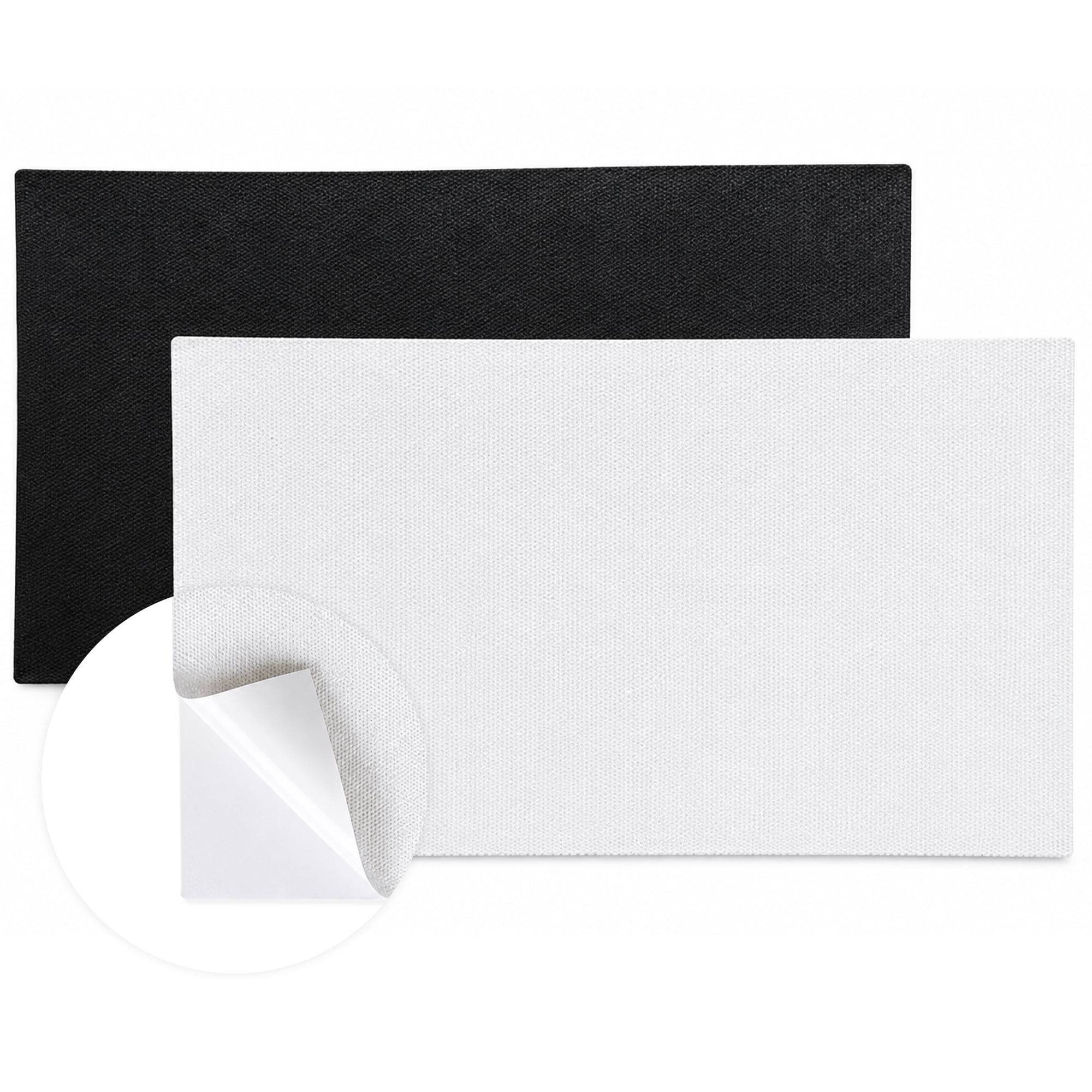 Screen Simulator Patch Kit for Golf Impact Screen Enclosure Replacement, 16.5 x 11.7in, Black & White, 2 Pack