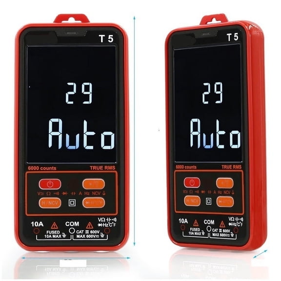 Screen Smart Digital Multimeters Professional AC DC Current Voltage Auto Range Temp Capacitance