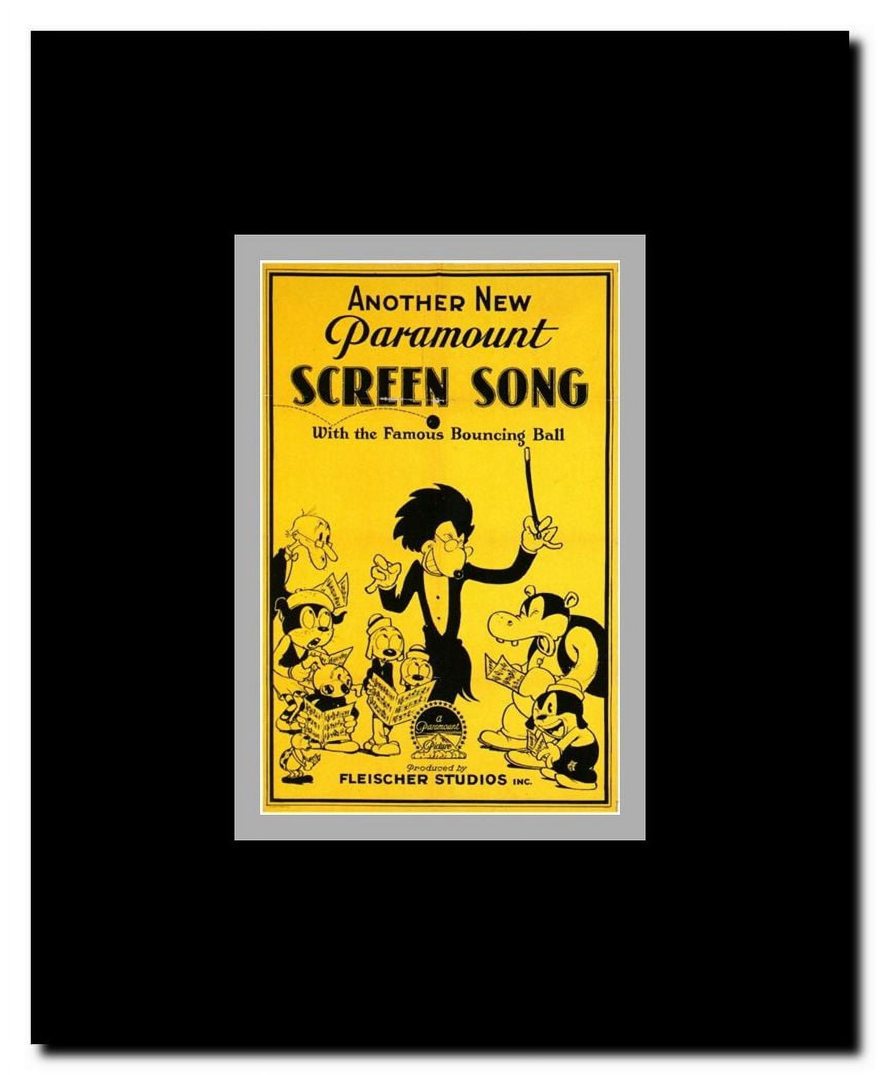 Screen Song Framed Movie Poster