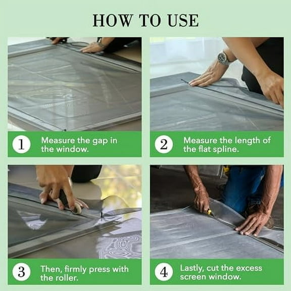 Screen Spline - 0.170", 15lb Roll - Round Screen Retainer Spline - Bulk Screen Holder Spline for Screen Door, Window Mesh & Mosquito Net Fixing - Screen Door Repair & Replacement S