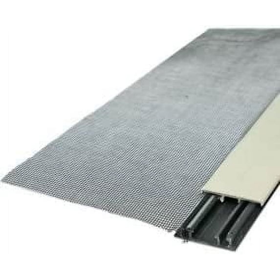 Screen Tight Porch Screening System Kit - Cap, Base, & Rollerknife - 5 Pack - 1.5-in x 96-in - Gray