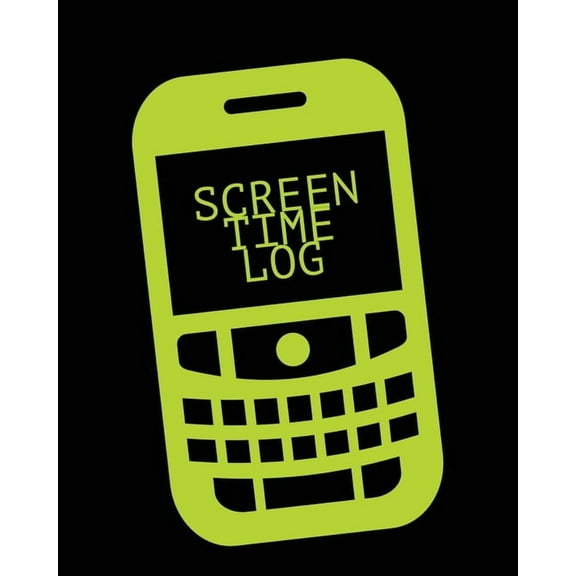 Screen Time Log: Daily Track Kids Screenfree Digital Detox, Screen Activities Tracker, For Parents, Journal, Book, (Paperback)