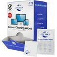 thumbnail image 1 of Screen Wipes for Electronics, 120 Count 6"x6" Pre-Moistened Screen Cleaner for Screens, Computer,Laptop,Tablet,Phone,Monitor,Car Screen Cleaner, Lens Wipes Individually Wrapped, 1 of 4