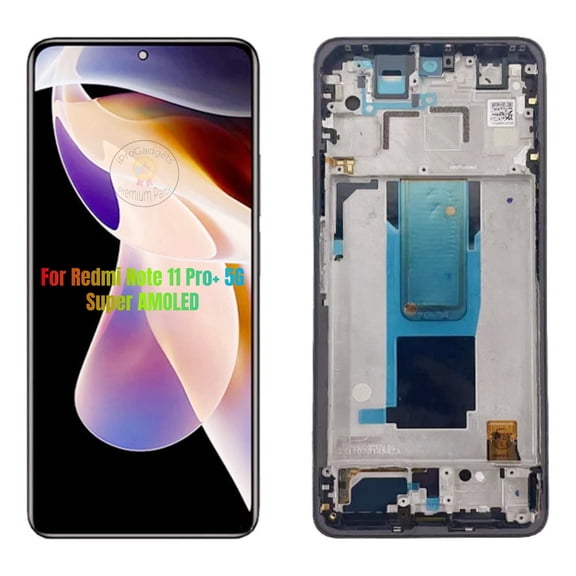 Screen With Frame for Redmi Note 11 Pro+ 5g 21091116ug
