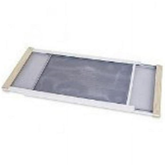 Marvin Adjustable Window Screen 10" Tall, 45"W, Extends From 25" To 45"W Steel Charcoal Extends From Case of 12