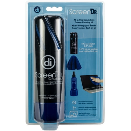 Digital Innovations - ScreenDr Pro 5-Oz. Screen Cleaning System - Black