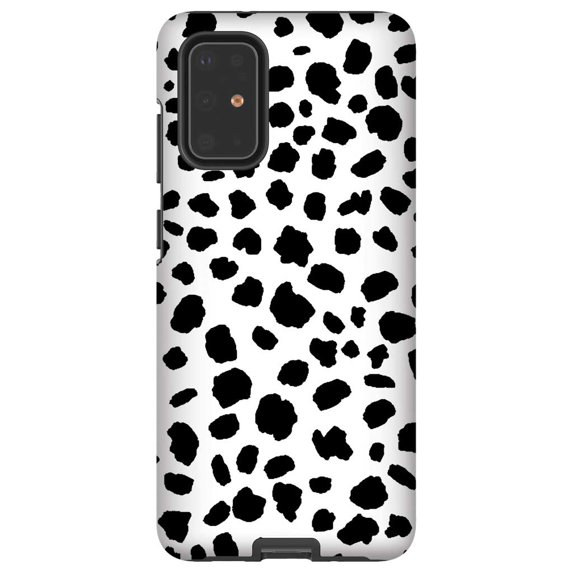 Screenflair Designer Case for Samsung Galaxy S20 Plus | Lightweight | Dual-Layer | Drop Test Certified | Wireless Charging Compatible - Dalmatian Design