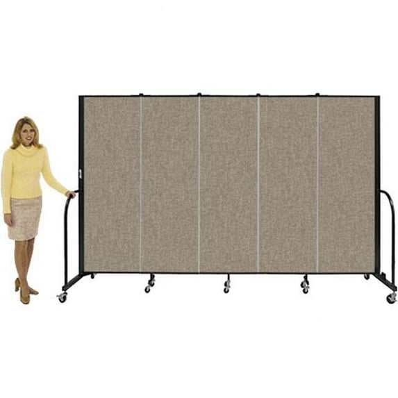 Screenflex CFSL605 Screenflex 5 Panel / L-9 5 / H-6 Oatmeal