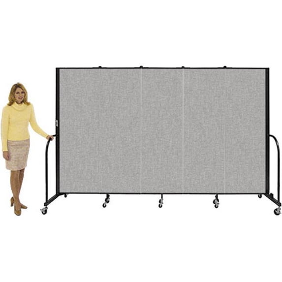 Screenflex CFSL689 Screenflex 9 Panel / L-16 9 / H-6 8 Gray