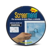 Screenmend Door and Window Screen Repair Roll, Charcoal, 2" x 80"