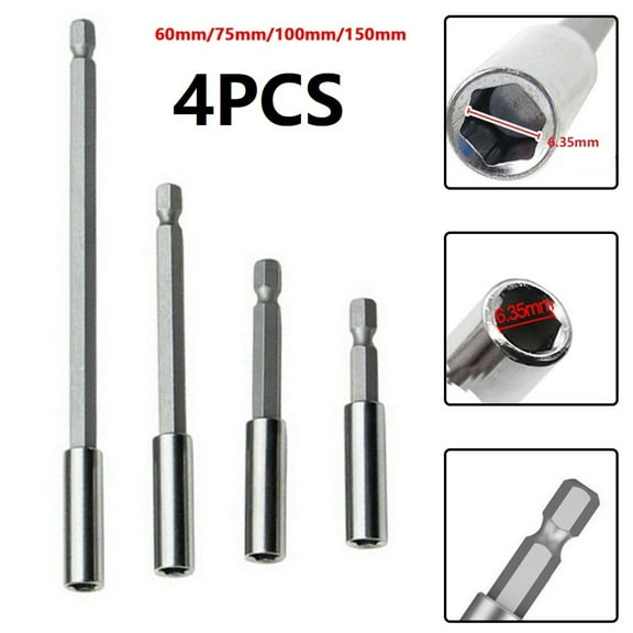 Screw Bits Extension Rod Quick Change Bit 1/4 inch Shank Screwdriver Tip Holder