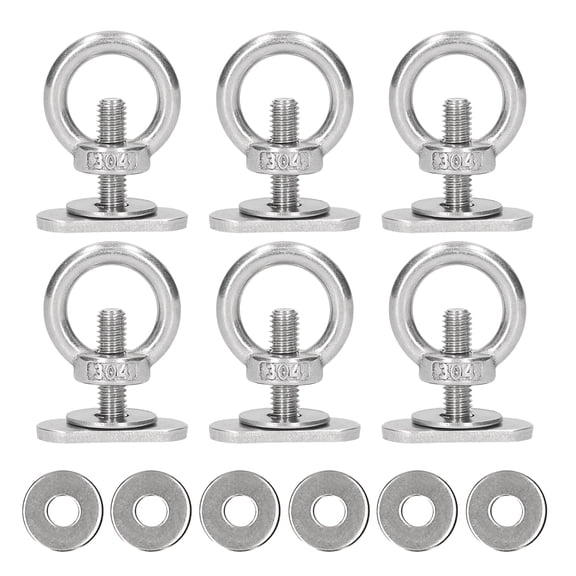 Screw,Boat Canoes Rails Mount Tie Down Rail Mount Tie Adapter Boat Canoes Rail Adapter Tie Down Rail Bolt Eye Rail Rails Quick Rail Huiop T Bolt Screw