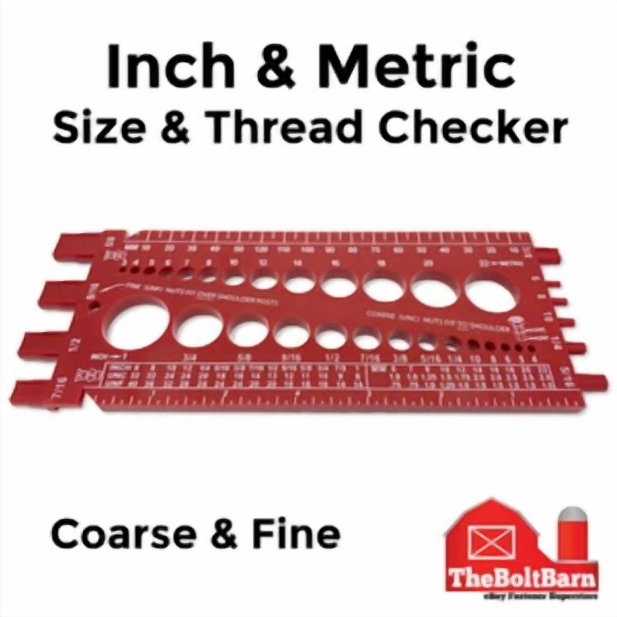 Screw Bolt Nut Thread Measure Gauge Size Checker ( Inch Standard ...