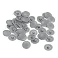 thumbnail image 1 of Screw Cap Covers, 40 Pack 11.5x3mm Plastic Screw Decoration Cover, Dark Gray, 1 of 5