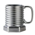 thumbnail image 1 of Screw Cap Design Ceramic Mug | 12 oz Matte Finish Coffee Cup | Microwave & Dishwasher Safe | Unique Mechanic Gift for Office & Home, 1 of 5