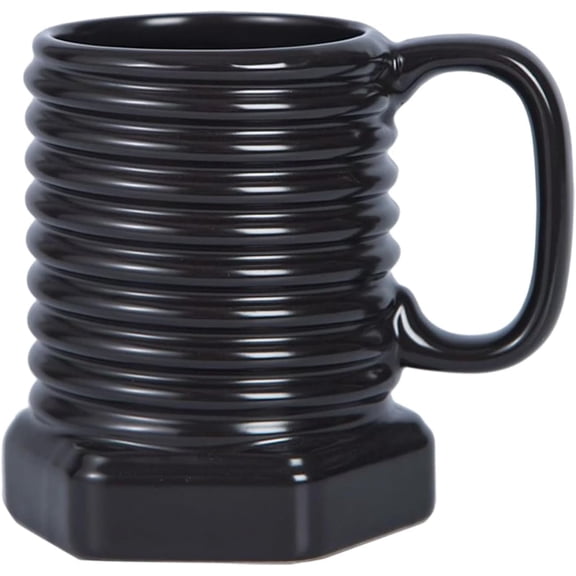Screw Coffee Mug Novelty Screw Shape Coffee Cup | 3D Modern Industrial Style Ceramic Water Mug | Spiral Hexagonal Beverage Drinkware For Water Milk Juice