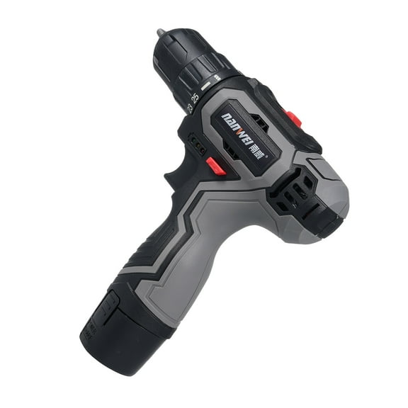 Screw Cordless Drill Sets Electric Drill 25+1  Setting For Home Reconstruction, DIY Handicrafts, Woodworking, Landscaping Work, Car Maintenance 2PCS 16.8V 1500mah Battery, UK