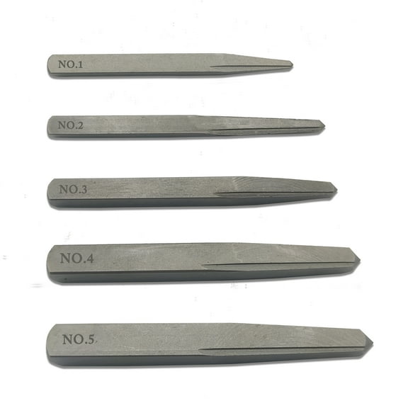 Screw Drill Bits Set 5pcs Broken Stud Stripped Screw Extractor Hex Shank for Screw Wire - Highspeed Steel