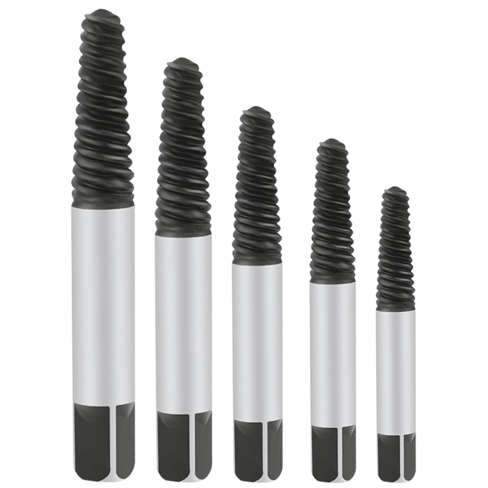 Screw Extractor Broken Bolt Kit Stripped Remover Small Screws Removal Tool 5 Pcs