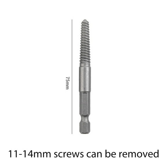 Screw Extractor Drill Bit Set for Broken Damaged Bolt Removal Metal Case Guide Tool Kit for Home Workshop Repair Tasks(4#)