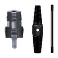 thumbnail image 1 of Screw Extractor Dual-Use Water Pipe Screw Removal Tool Broken Bolt Remover For 1/2 Inch 3/4 Inch Faucet Easy Out Stripped Screw Damaged Bolt Extractor, High-Carbon Steel Durable, 1 of 8