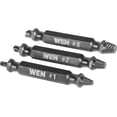 thumbnail image 1 of Screw Extractor Kit, Impact-Rated 3-Piece Set with Double-Ended Bits (DBX003), 1 of 4