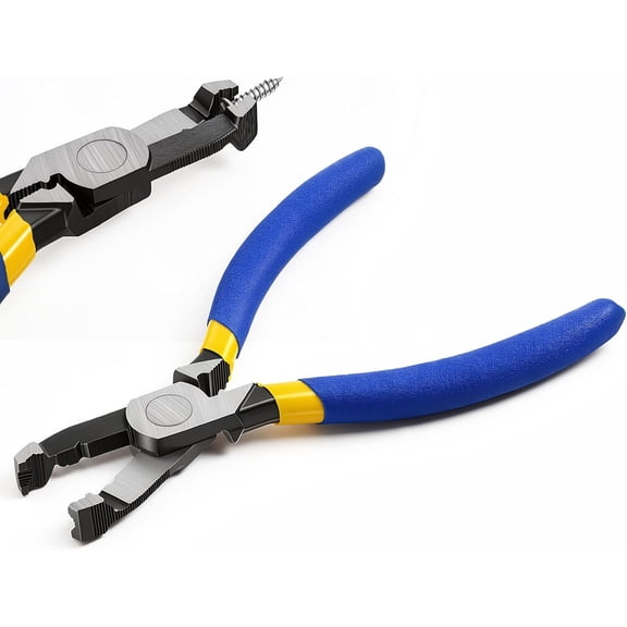 Screw Extractor Pliers Multi-Function Screw Cutter Non-Slip Engineer Pliers Extracts Stripped Broken Rusted Screws Remove Damaged Screws Fast for Tightening Loosening and Gripping Nuts and Bolts