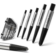 Screw Extractor Set, 5-Piece Left Extractor Set, High Hardness Screw Extractor Set, Damaged Screw Remover Extractor Set, Left Extractor Set